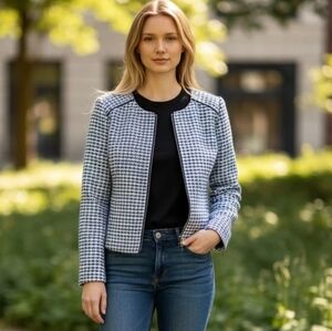 J.Crew Factory Bue Multicolored Sz Small